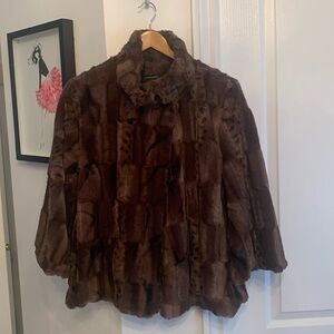 Faux fur Little coat